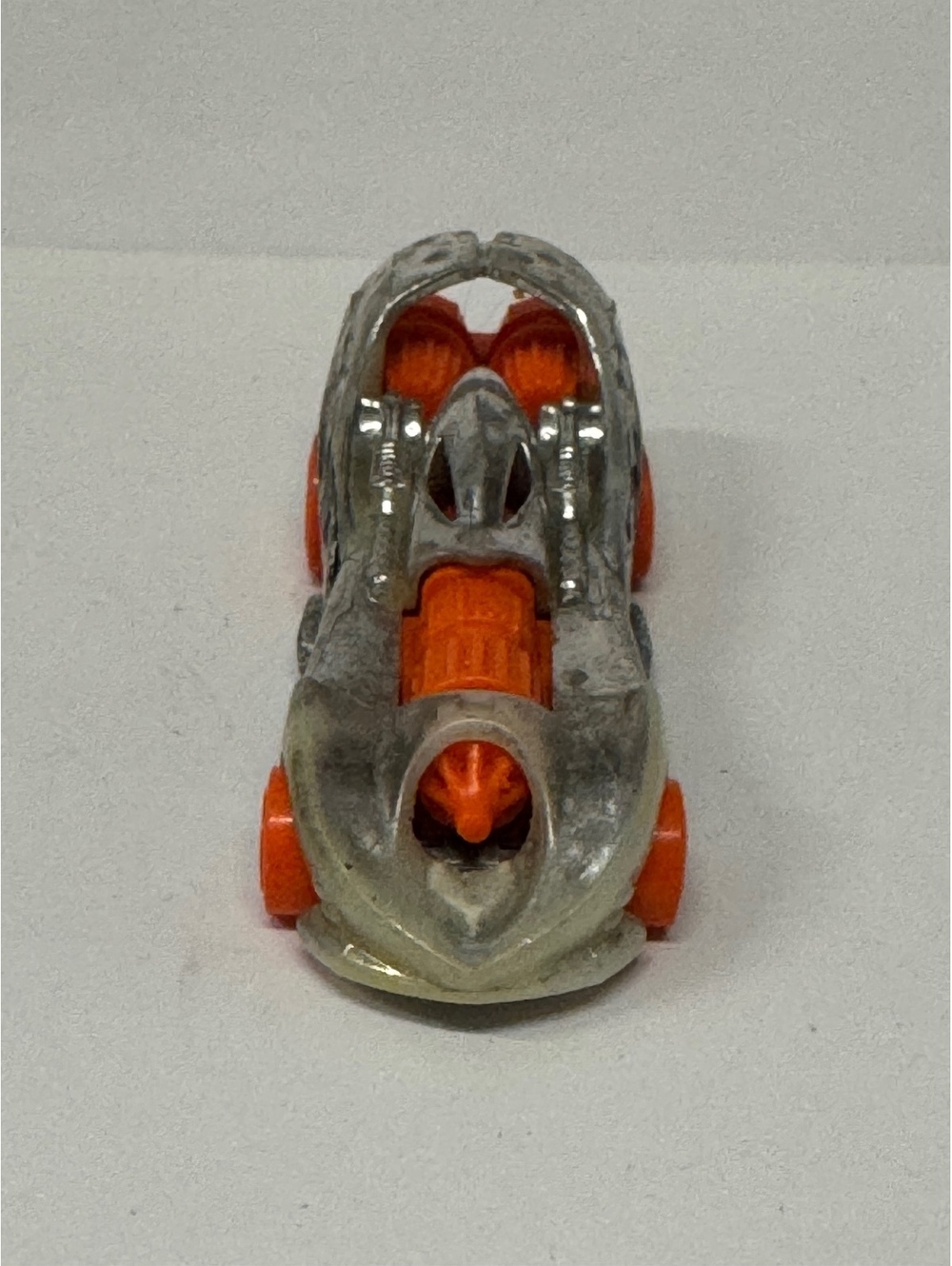 Hot Wheels 1995 Power Rocket Chrome and Orange